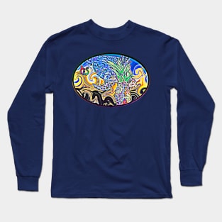 Diamonds reflect on the shell, Long Sleeve T-Shirt